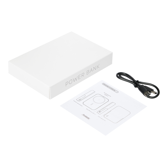 Внешний аккумулятор Юнион PD (Union PD) 10000mAh с функцией беспроводной зарядки 15W, серый-15