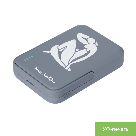 Внешний аккумулятор Юнион PD (Union PD) 10000mAh с функцией беспроводной зарядки 15W, серый-16