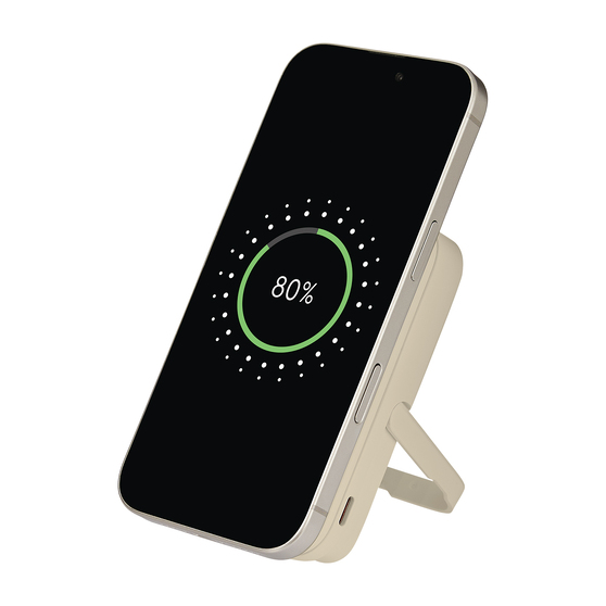 Внешний аккумулятор Юнион PD (Union PD) 10000mAh с функцией беспроводной зарядки 15W, бежевый-14
