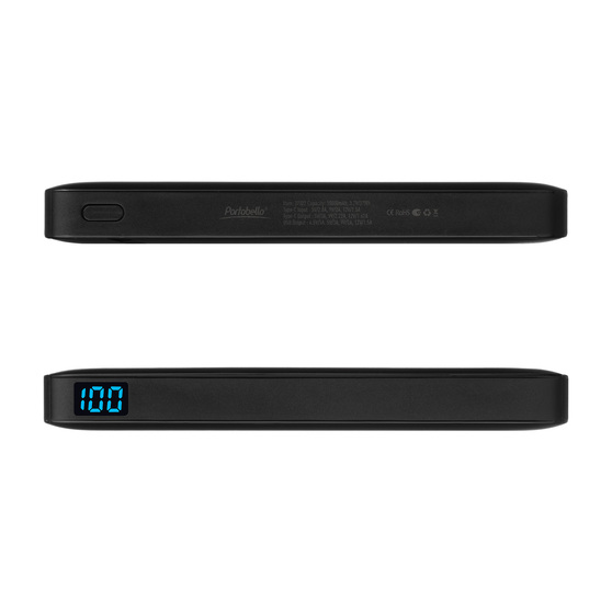 Внешний аккумулятор с цветной подсветкой Анкор Макс Плюс PD (Ancor PD Max Plus) 10000 mAh, черный-4
