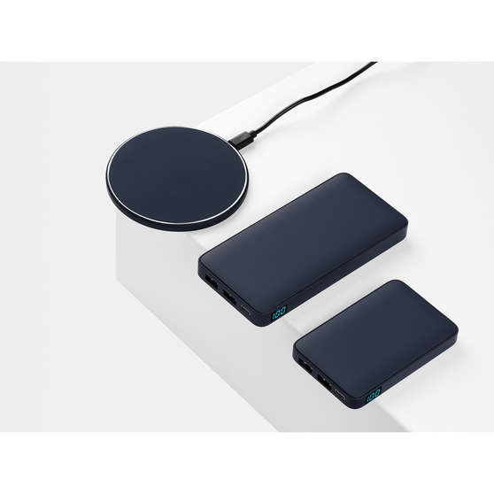 Внешний аккумулятор с подсветкой Анкор Плюс PD (Ancor PD Plus) 10000 mAh, синий-13