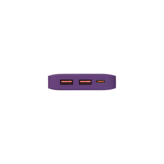 Внешний аккумулятор с подсветкой Анкор Плюс PD (Ancor PD Plus) 10000 mAh, фиолетовый-5