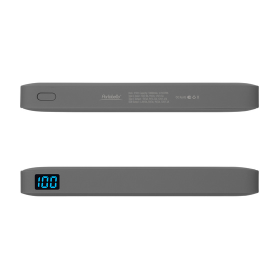 Внешний аккумулятор с подсветкой Анкор Плюс PD (Ancor PD Plus) 10000 mAh, серый-4