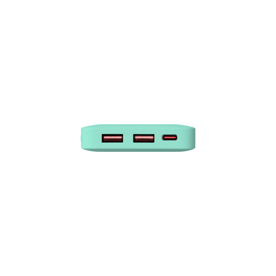 Внешний аккумулятор с подсветкой Анкор Плюс PD (Ancor PD Plus) 10000 mAh, бирюзовый-5