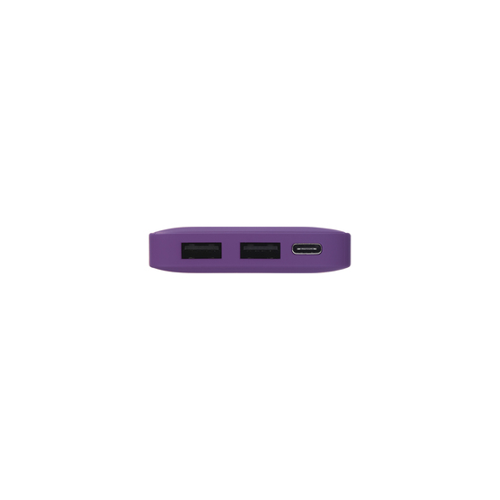 Внешний аккумулятор с подсветкой Анкор (Ancor) 5000 mAh, фиолетовый-5
