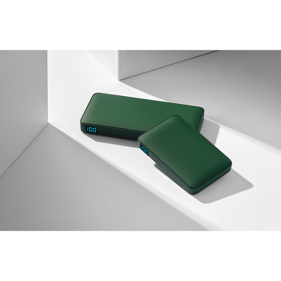 Внешний аккумулятор с подсветкой Анкор (Ancor) 5000 mAh, зеленый-8