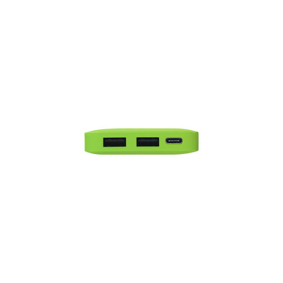 Внешний аккумулятор с подсветкой Анкор (Ancor) 5000 mAh, салатовый-5