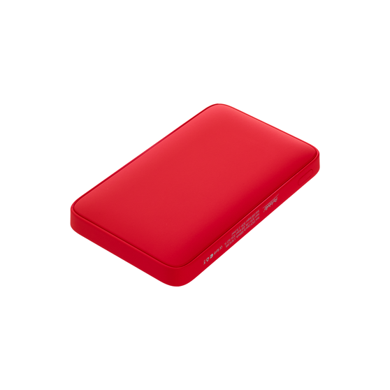Внешний аккумулятор с подсветкой Анкор (Ancor) 5000 mAh, красный-1