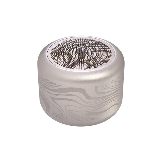 Беспроводная колонка Пэшн (Passion) 80dB 600 mAh (Bluetooth 5.0), серебряная-11