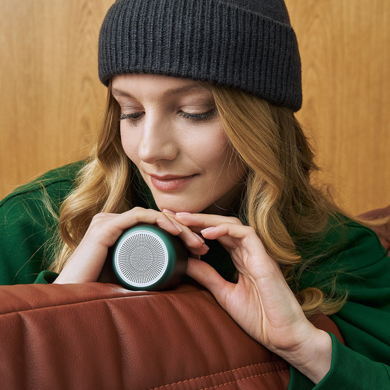 Беспроводная колонка Пэшн (Passion) 80dB 600 mAh (Bluetooth 5.4), зеленая-11