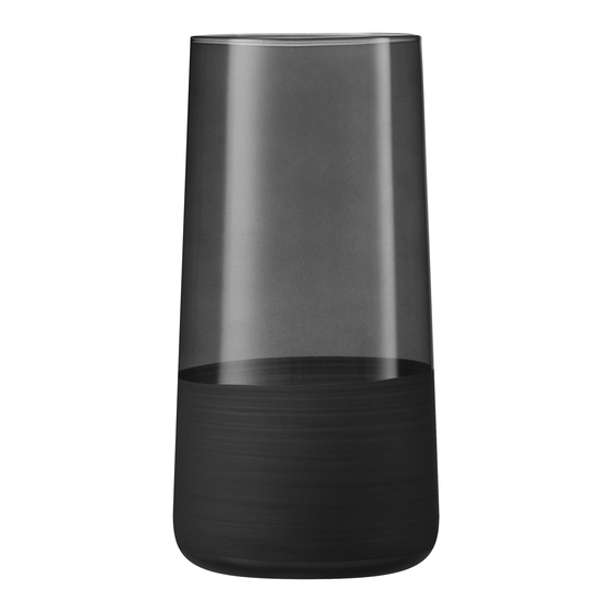 Стакан для воды высокий Блэк Эдишн (Black Edition), черный-1