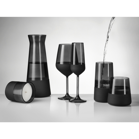 Стакан для воды высокий Блэк Эдишн (Black Edition), черный-3
