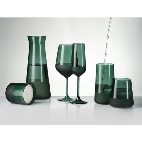 Стакан для воды высокий Эмеральд (Emerald), зеленый-3