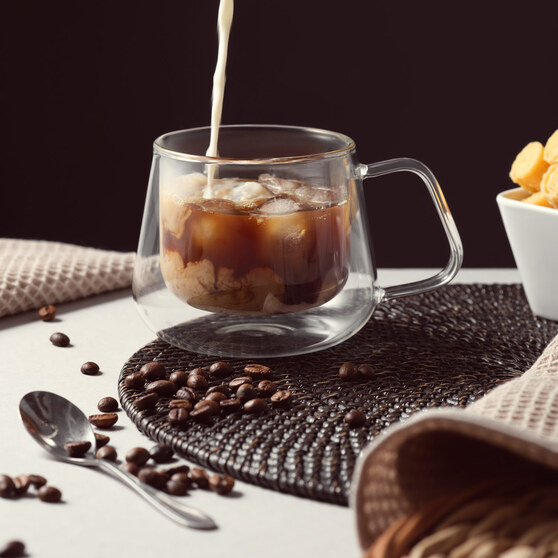 Кружка стеклянная с двойными стенками Дольче (Dolce)-8