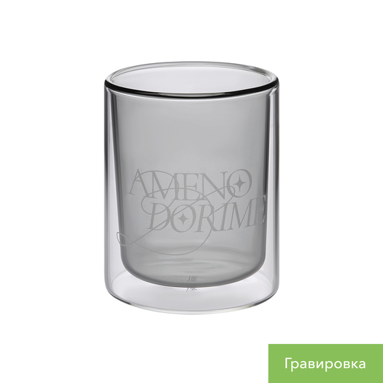 Стакан стеклянный с двойными стенками Марло (Marlo)-7