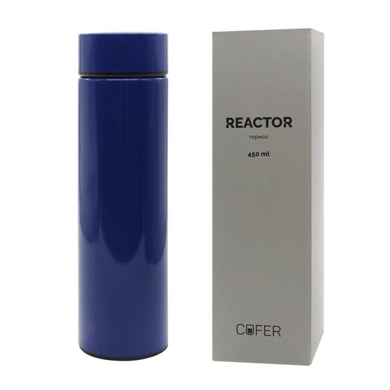 Термос Reactor с датчиком температуры (синий)-3