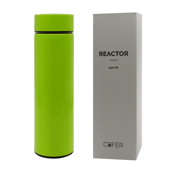 Термос Reactor с датчиком температуры (салатовый)-3