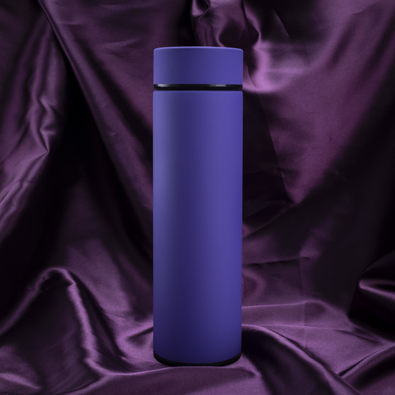 Термос Reactor софт-тач с датчиком температуры (фиолетовый)-4