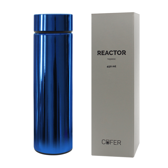 Термос Reactor гальванический c датчиком температуры  (синий)-3