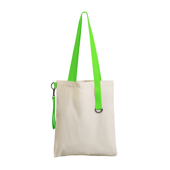 Шоппер Superbag (неокрашенный с салатовым)-4