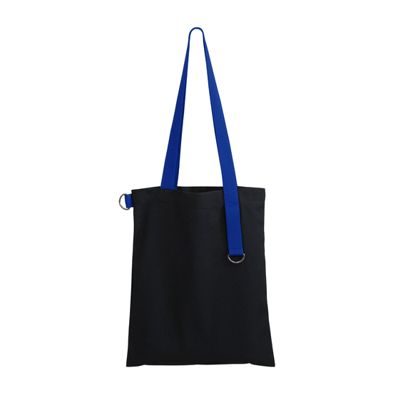 Шоппер Superbag black (чёрный с синим)-1