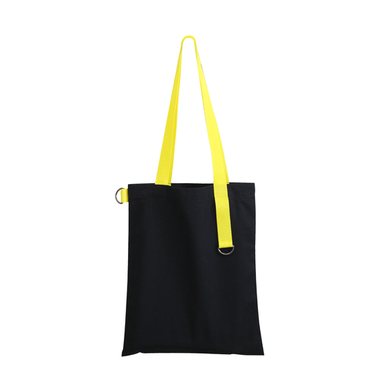 Шоппер Superbag black (чёрный с жёлтым)-1