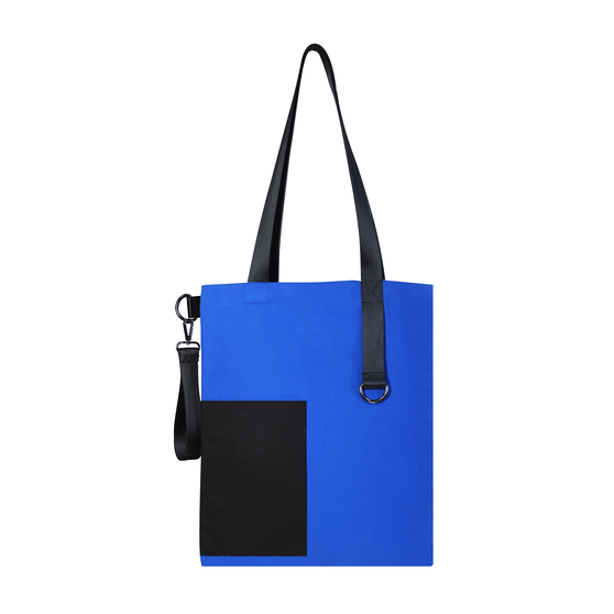 Шоппер Superbag Color (синий с чёрным)-3