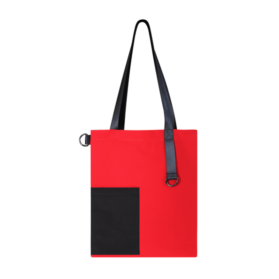 Шоппер Superbag Color (красный с чёрным)-1