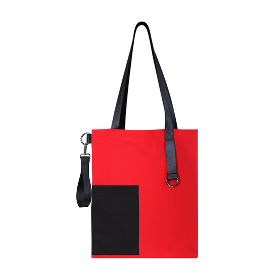 Шоппер Superbag Color (красный с чёрным)-3