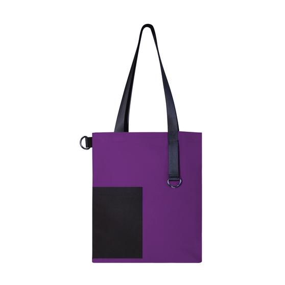 Шоппер Superbag Color (фиолетовый с черным)-1