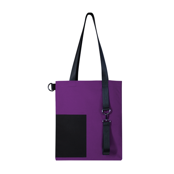 Шоппер Superbag Color (фиолетовый с черным)-2
