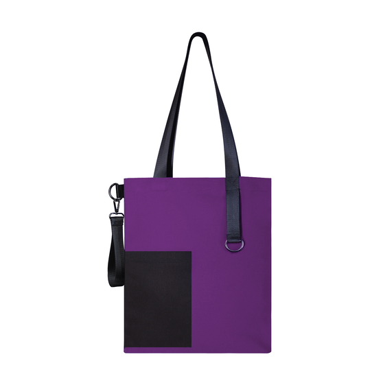 Шоппер Superbag Color (фиолетовый с черным)-4