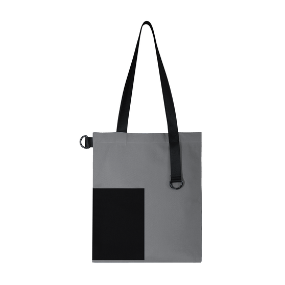 Шоппер Superbag Color (серый с чёрным)-1