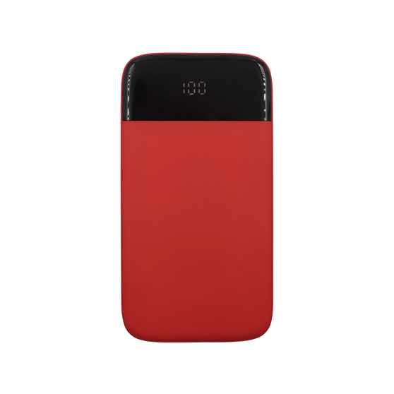Внешний аккумулятор Bplanner Power 3 ST, софт-тач, 10000 mAh (Красный)-1