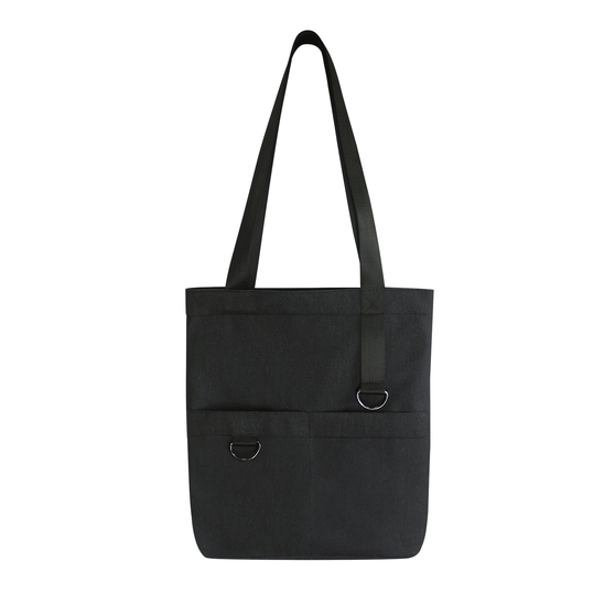 Шоппер Superbag ZIP, с двумя карманами и молнией (черный)-1