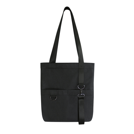 Шоппер Superbag ZIP, с двумя карманами и молнией (черный)-2