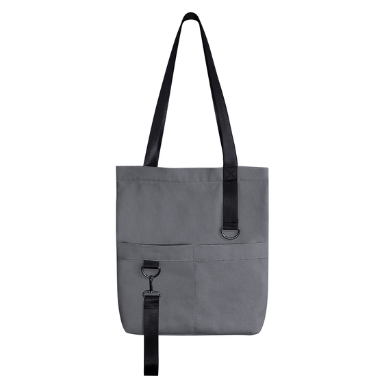 Шоппер Superbag ZIP, с двумя карманами и молнией (серый)-2