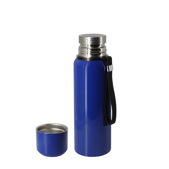 Термос S-travel New с датчиком температуры 600 мл. (синий)-2