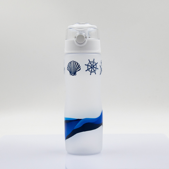 Бутылка для воды AqualityBottle, 680мл (белый)-9