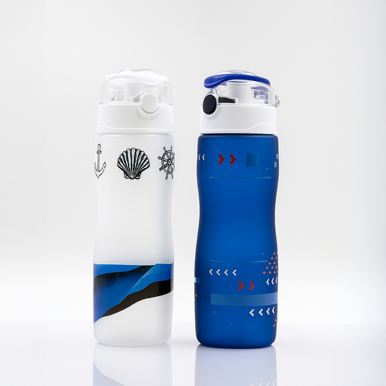 Бутылка для воды AqualityBottle, 680мл (белый)-10