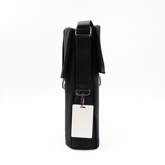 Шоппер Superbag Companion, с тремя отделениями, боковым креплением (карабин) и карманом (черный)-3