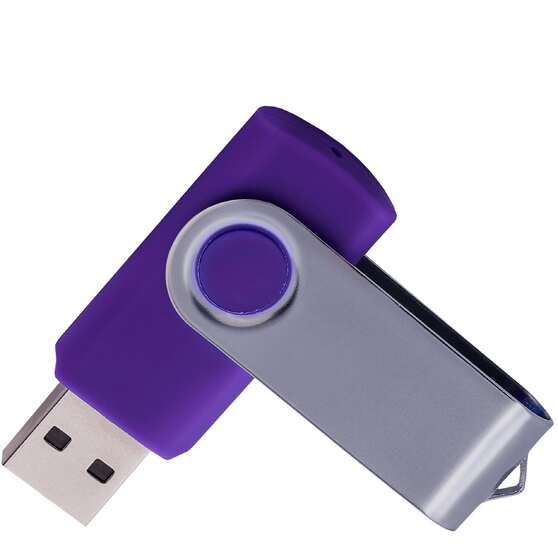 Флешка TWIST Фиолетовая PURPLE MEDIUM C 4010.11.4ГБ-1