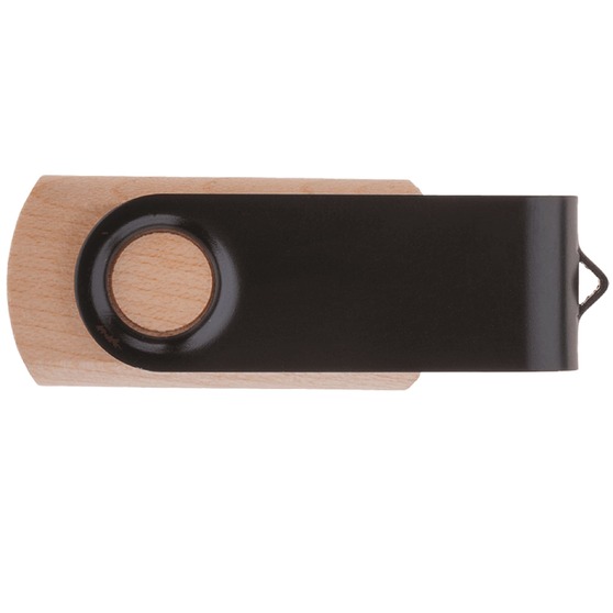 Флешка TWIST WOOD COLOR Светлое дерево с черным 4014.31.08.32ГБ-2