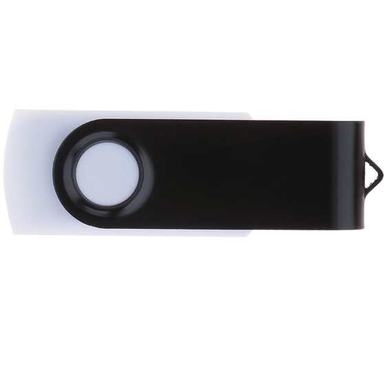 Флешка TWIST WHITE COLOR Белая с черным 4015.08.4ГБ-2