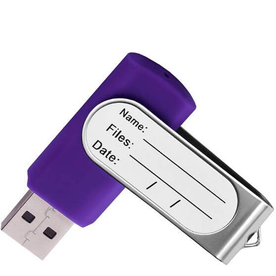 Флешка TWIST STICKER Фиолетовая PURPLE MEDIUM C 4110.11.4ГБ-1