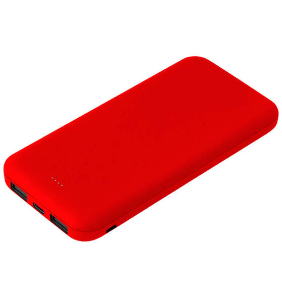Внешний аккумулятор SIRIUS SOFT TYPE-C, 10000 мА·ч Красный 5047.03-2