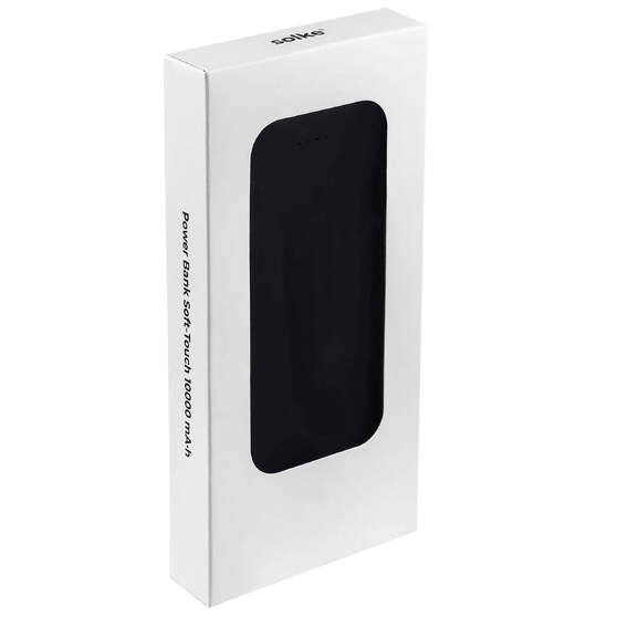 Внешний аккумулятор SIRIUS SOFT TYPE-C, 10000 мА·ч Черный 5047.08-4