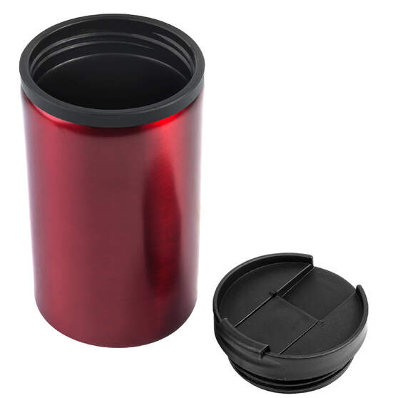 Термокружка CONFETTI 300мл. Красная с черной крышкой 6020.03-3
