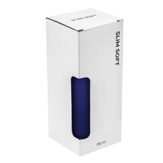 Термокружка SLIM SOFT COLOR 350мл. Темно-синяя 6030.14-4