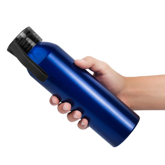 Бутылка для воды VIKING BLUE 650мл. Синяя с черной крышкой 6140.08-2